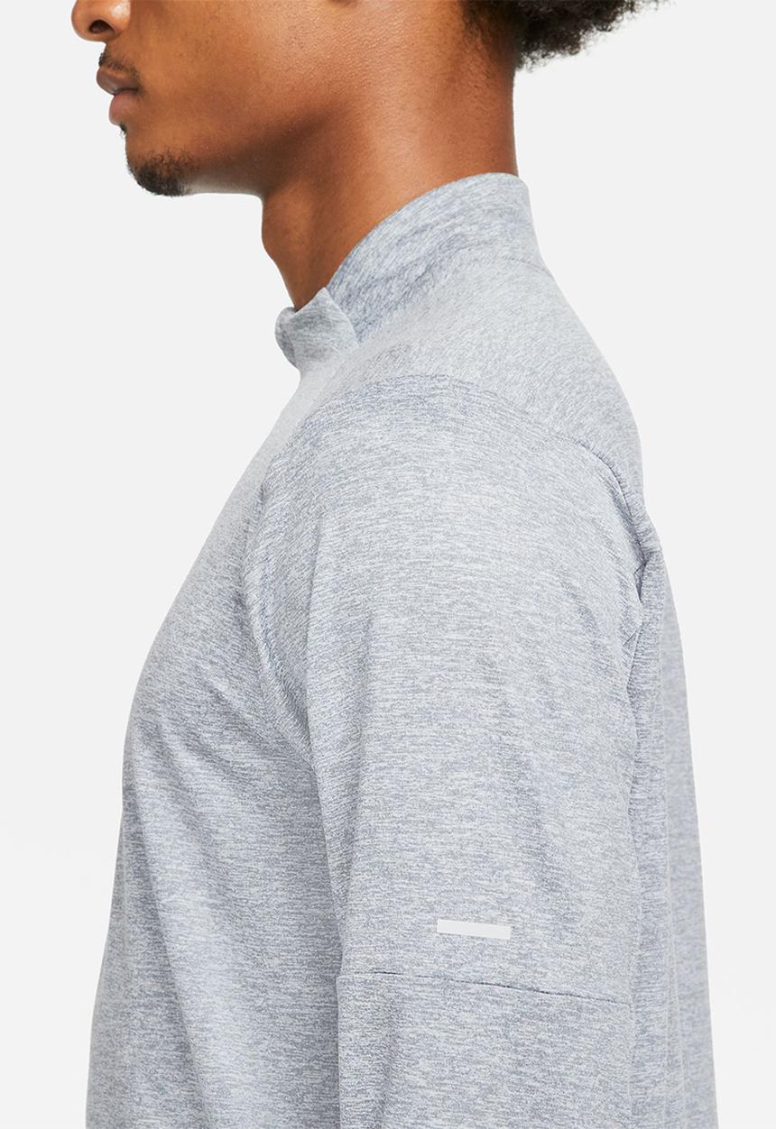 Nike - M nk df elmnt top hz - smoke grey/grey fog