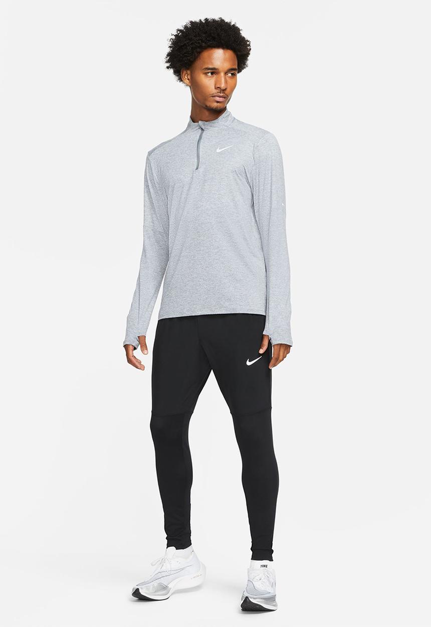Nike - M nk df elmnt top hz - smoke grey/grey fog