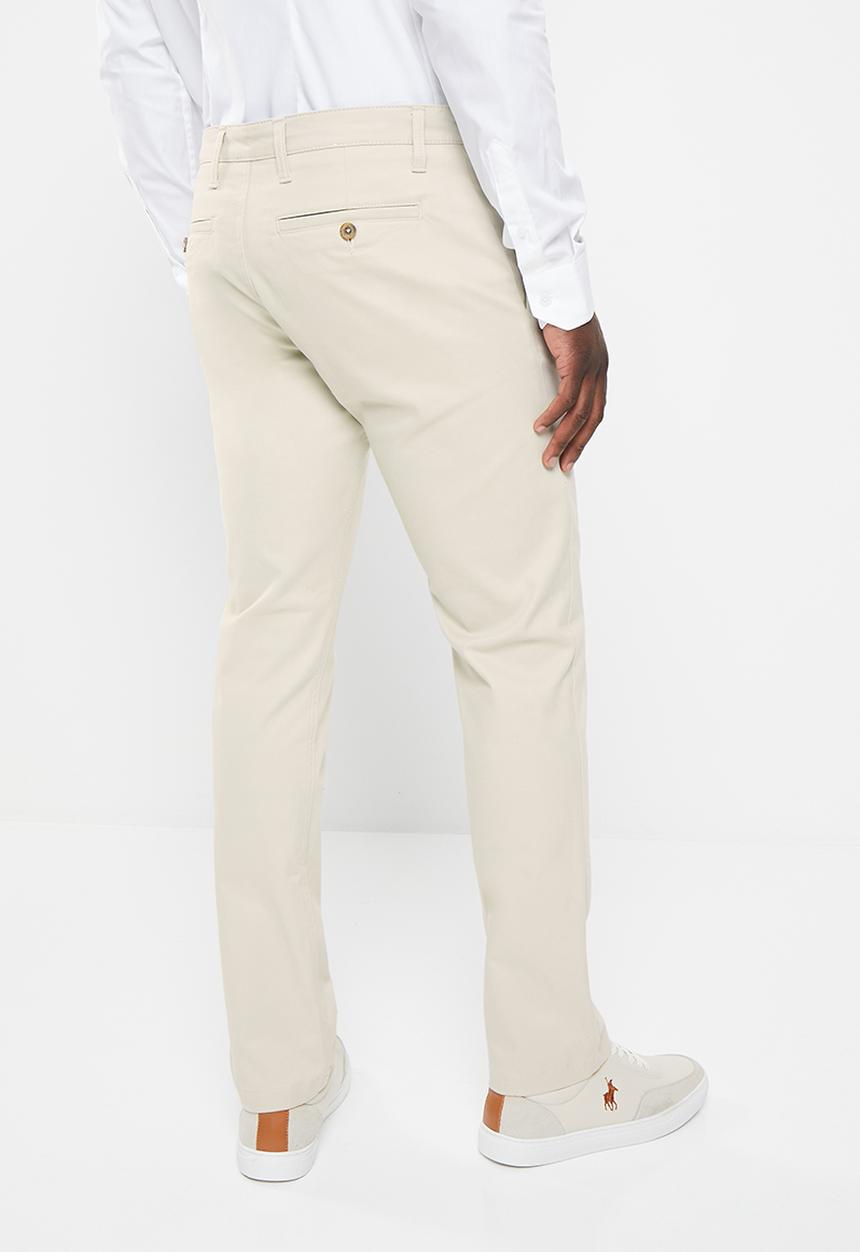 POLO - Men straight fit chino - bone