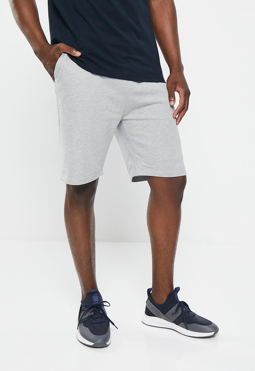 POLO - Men sport aakil sweat shorts - grey melange