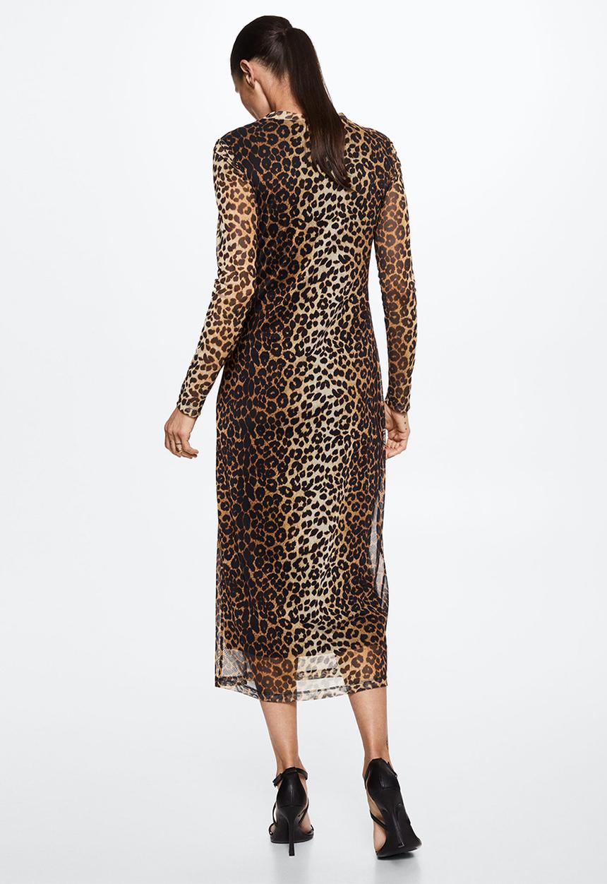 MANGO - Dress claudin - brown