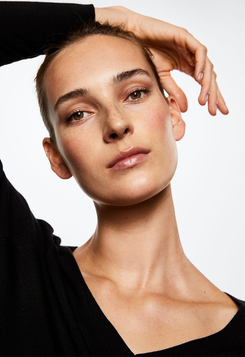 MANGO - Sweater lucav - black