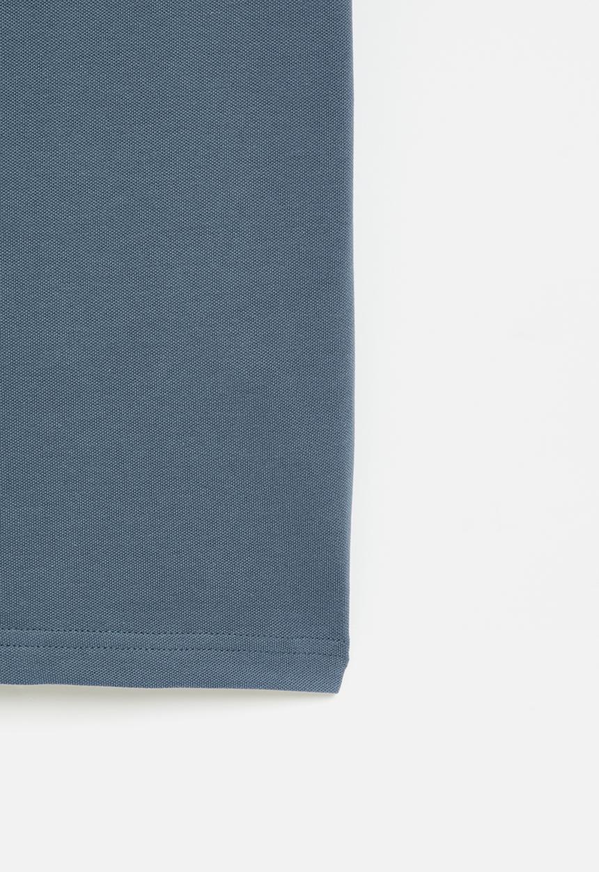 POLO - Boys short sleeve printed golfer - blue