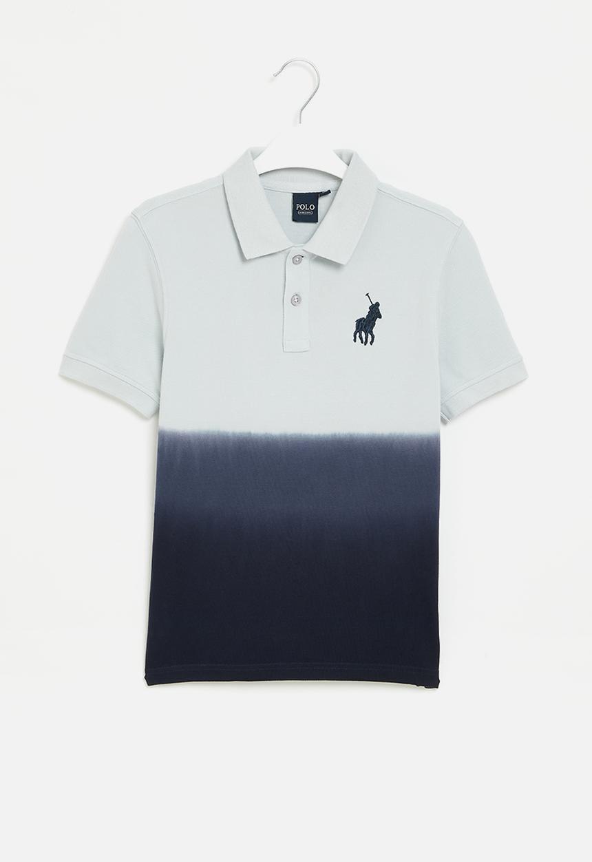 POLO - Boys ombre short sleeve golfer - navy