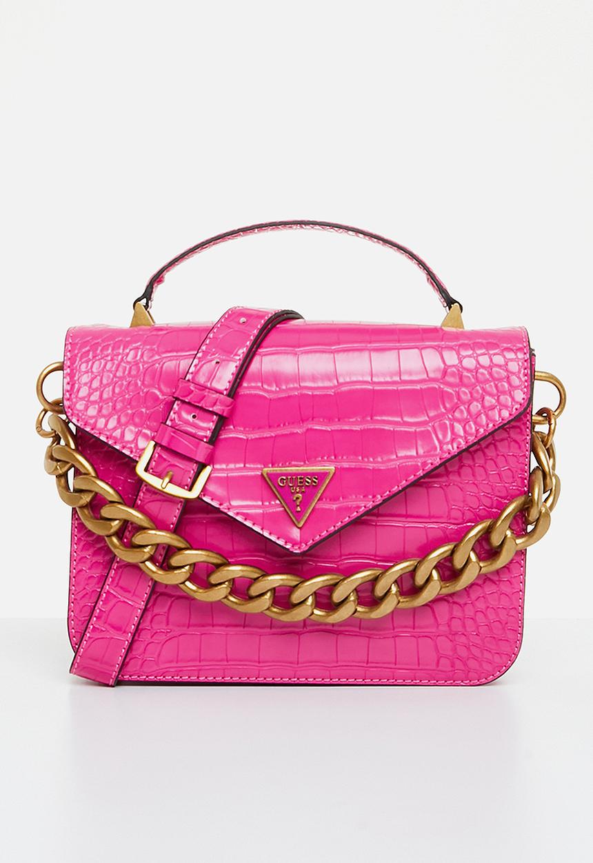 GUESS - Retour top handle flap - magenta