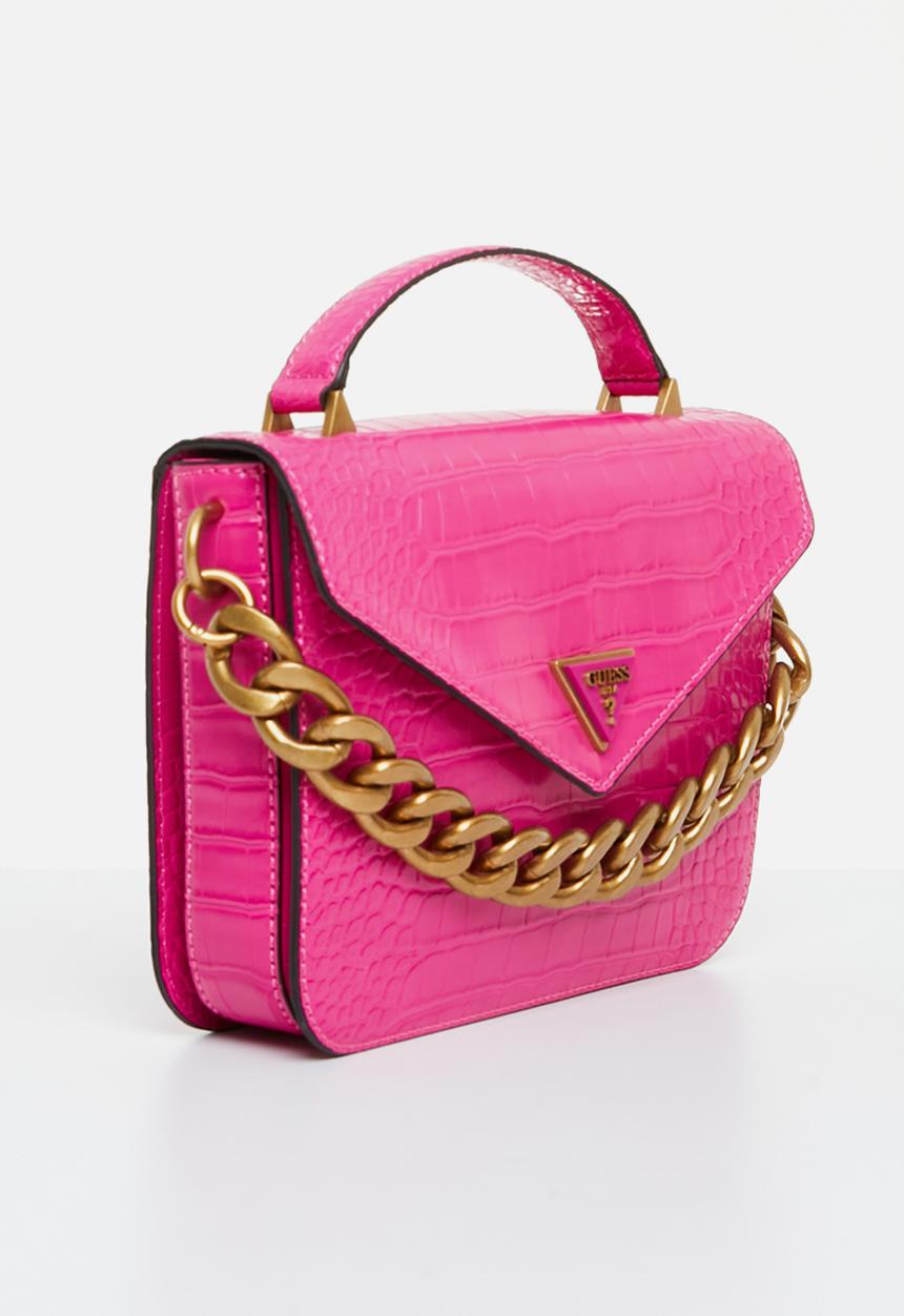 GUESS - Retour top handle flap - magenta