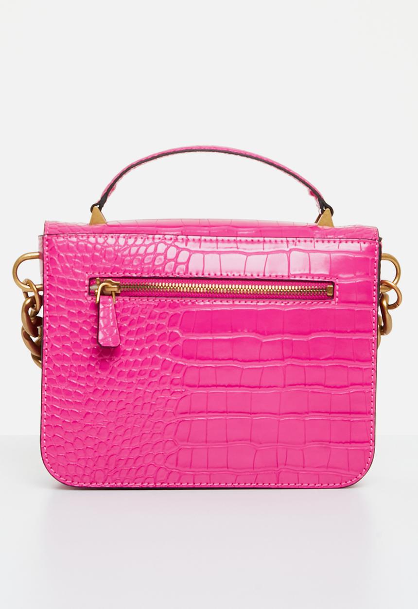 GUESS - Retour top handle flap - magenta