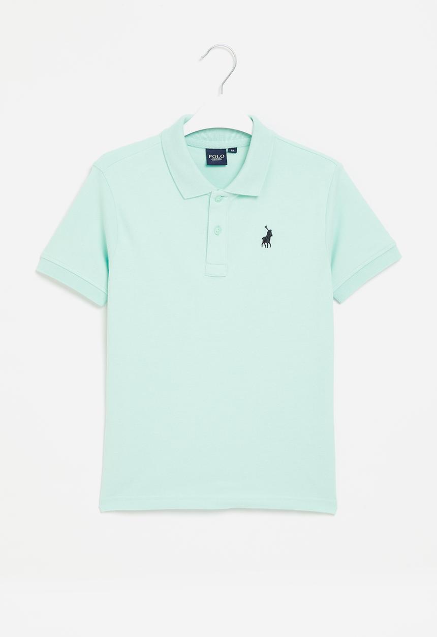 POLO - Boys classic short sleeve golfer - aqua