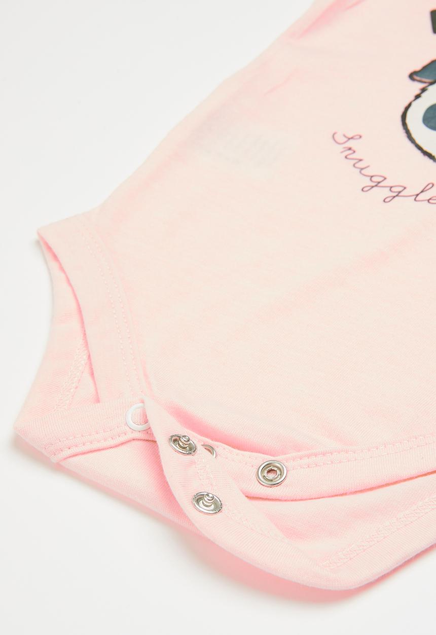 Pop Candy - 4 Piece essential set - pink & grey melange