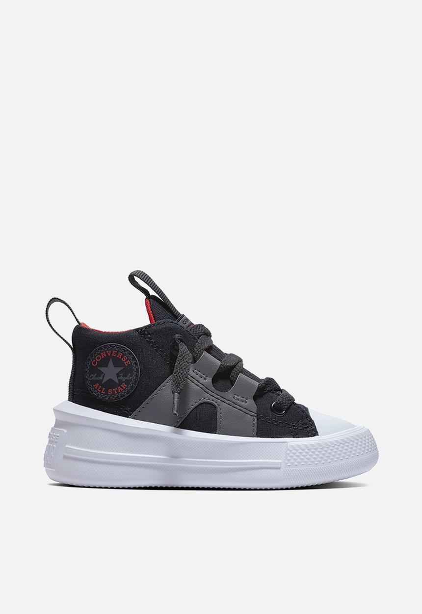 Converse - Chuck taylor all star ultra mid - black/iron grey/red