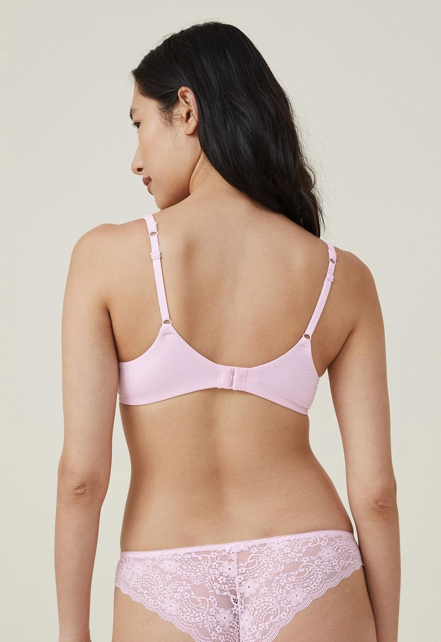 Cotton On - Wirefree everyday t-shirt bra - blushing bride