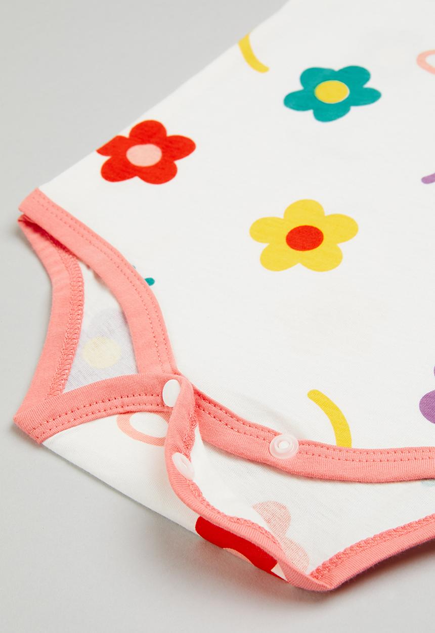 Pop Candy - Flower babygrow - multi