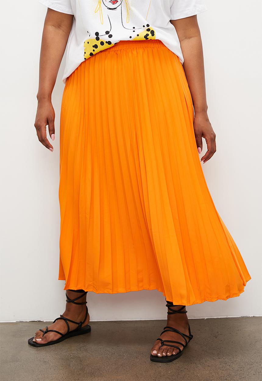 Superbalist - Midaxi pleated skirt - orange
