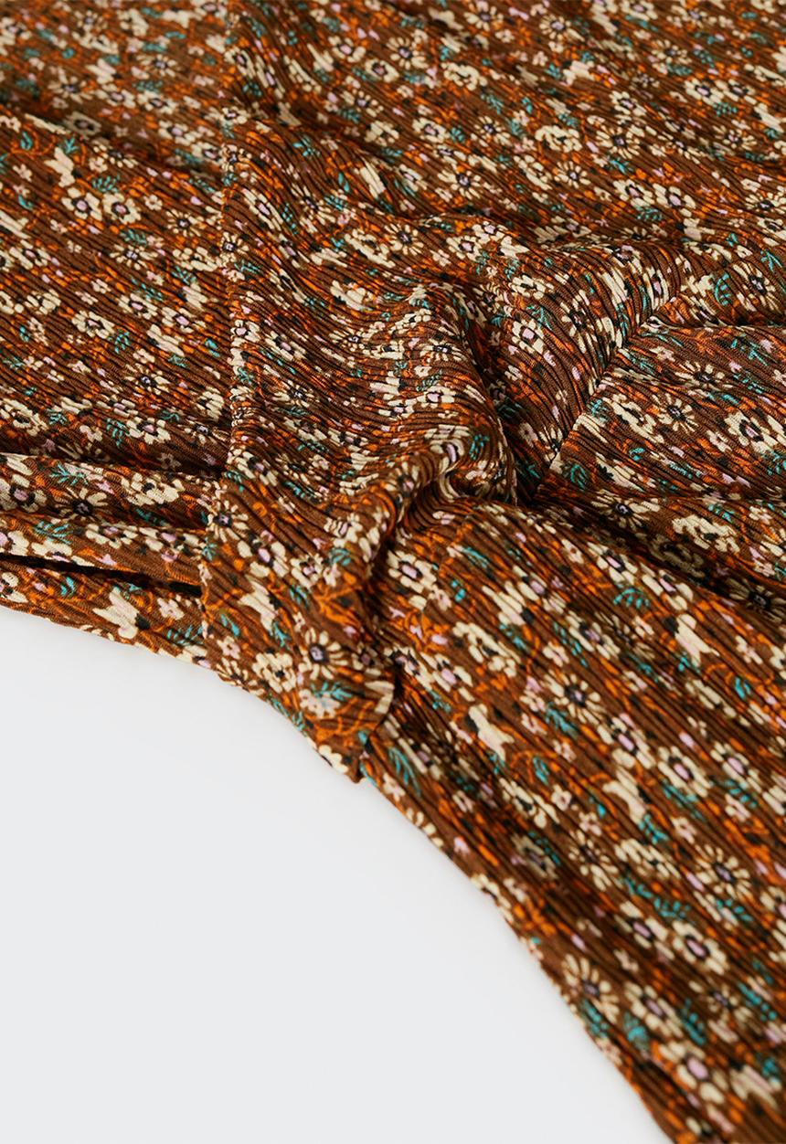MANGO - Dress linus3 - brown