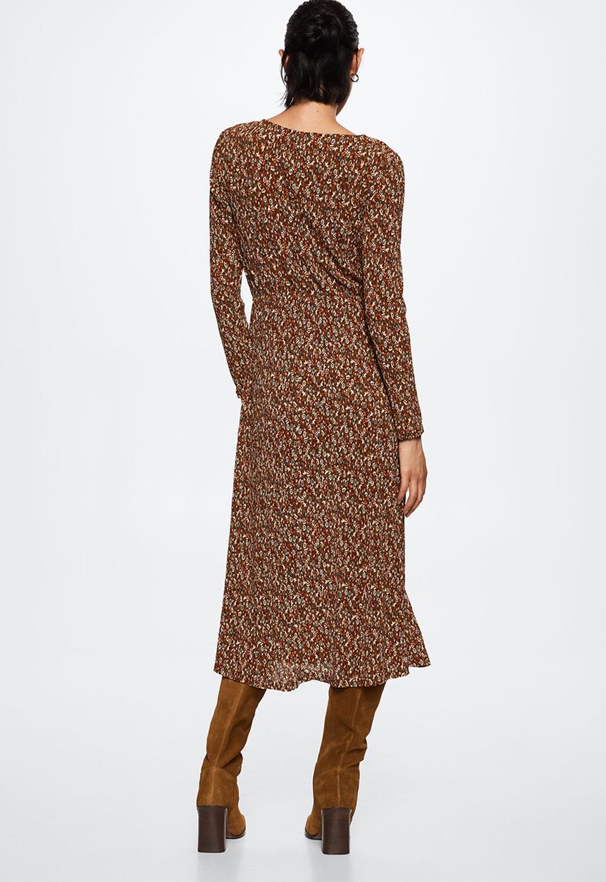 MANGO - Dress linus3 - brown