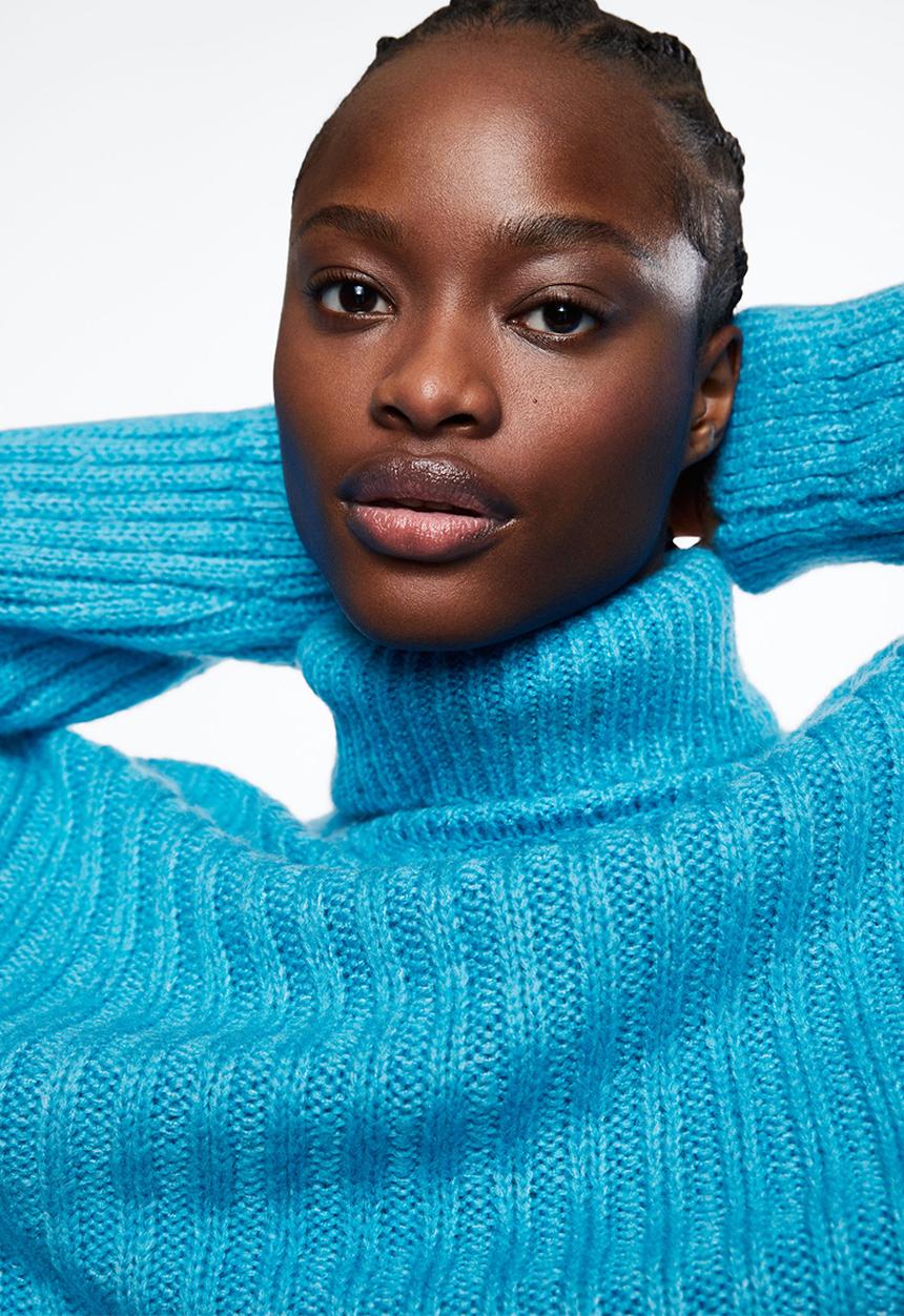 MANGO - Sweater pitufo - medium blue