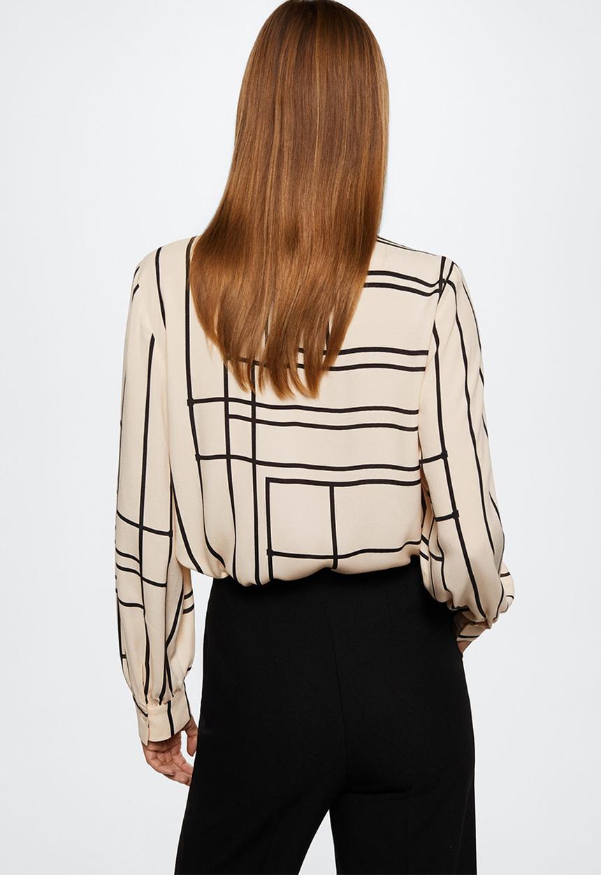 MANGO - Blouse tina - light beige