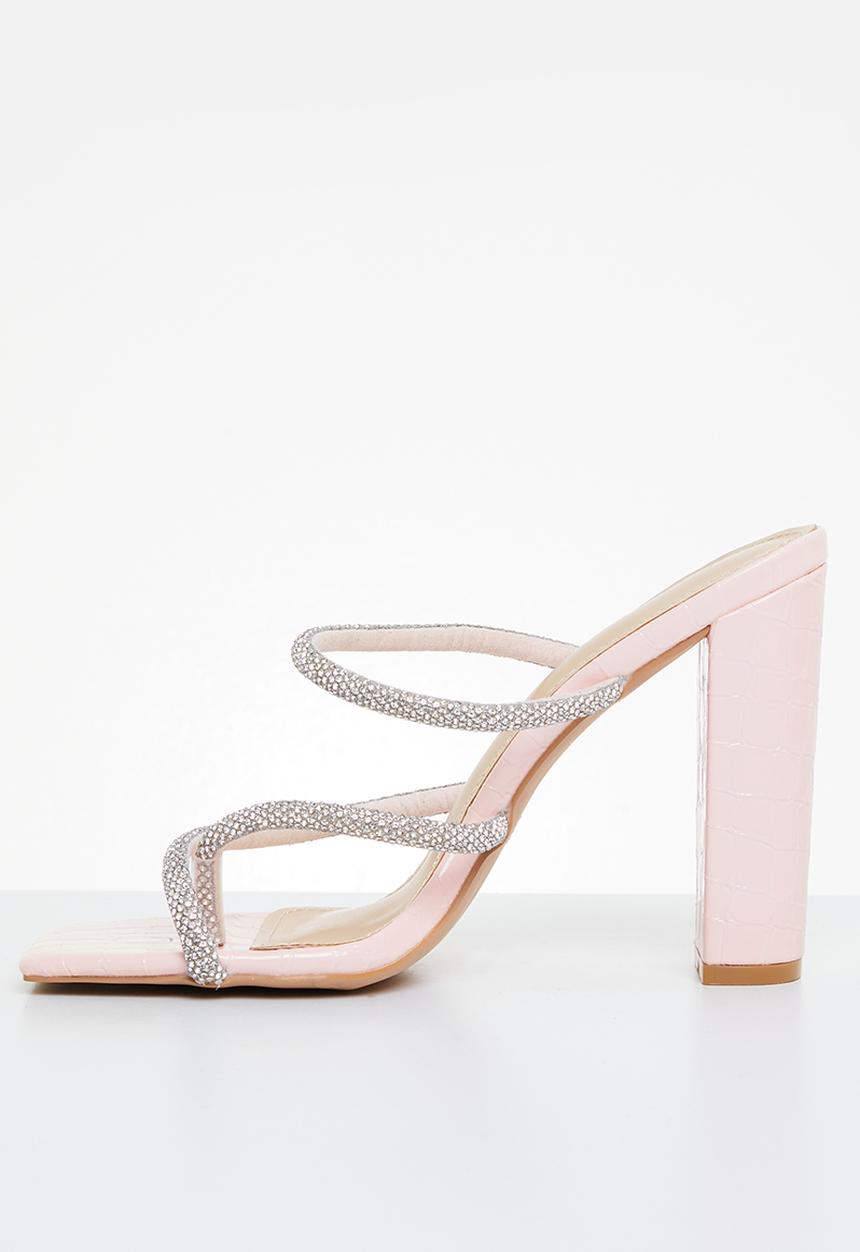 SIMMI London - Heera-7 toe loop block mule - pink