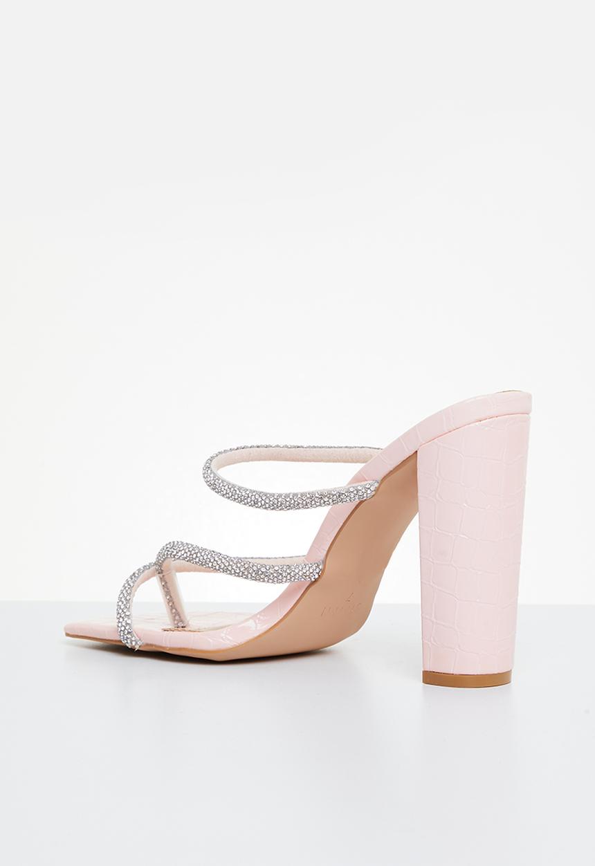 SIMMI London - Heera-7 toe loop block mule - pink