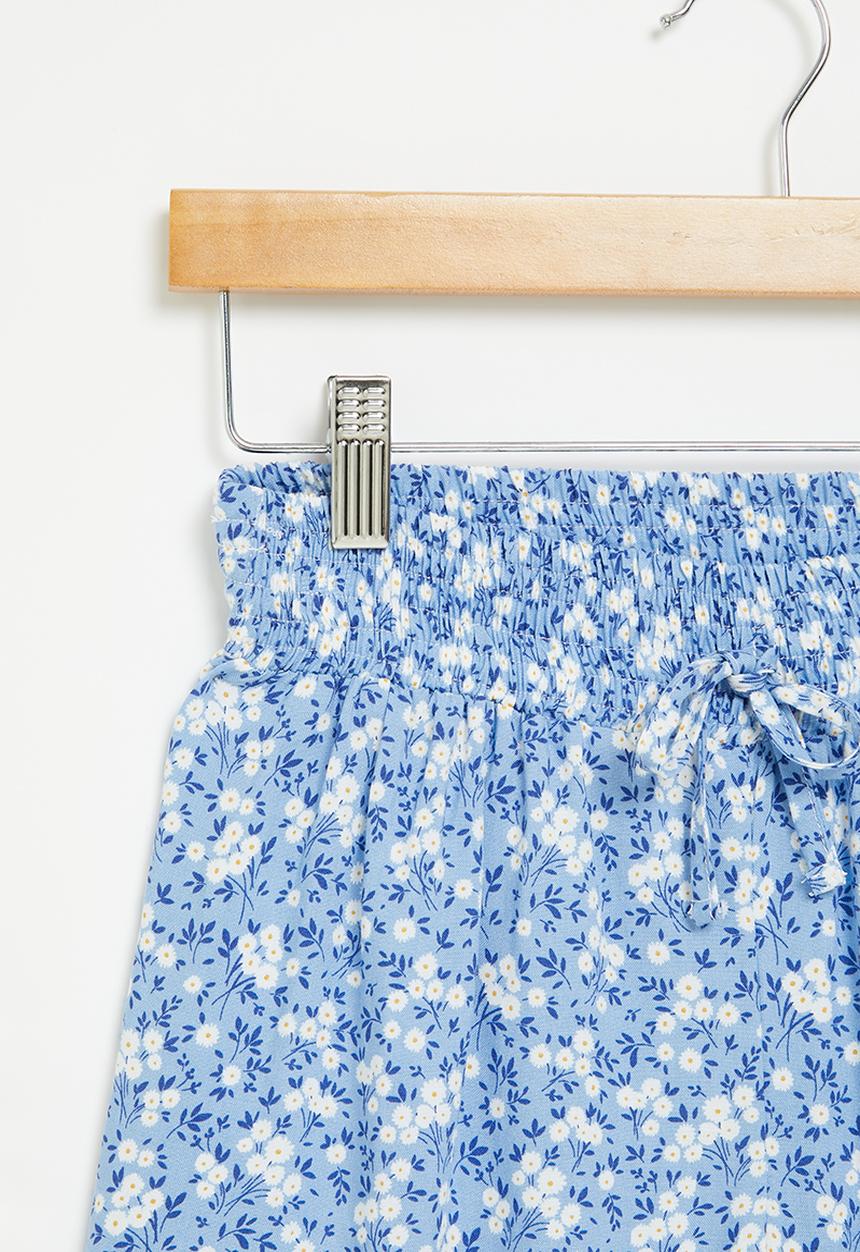 Superbalist - Floral printed short - sky blue 