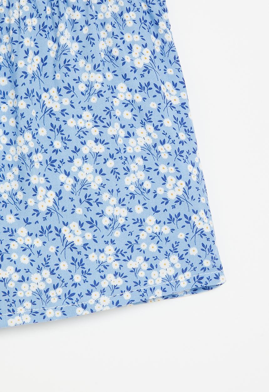 Superbalist - Floral printed short - sky blue 