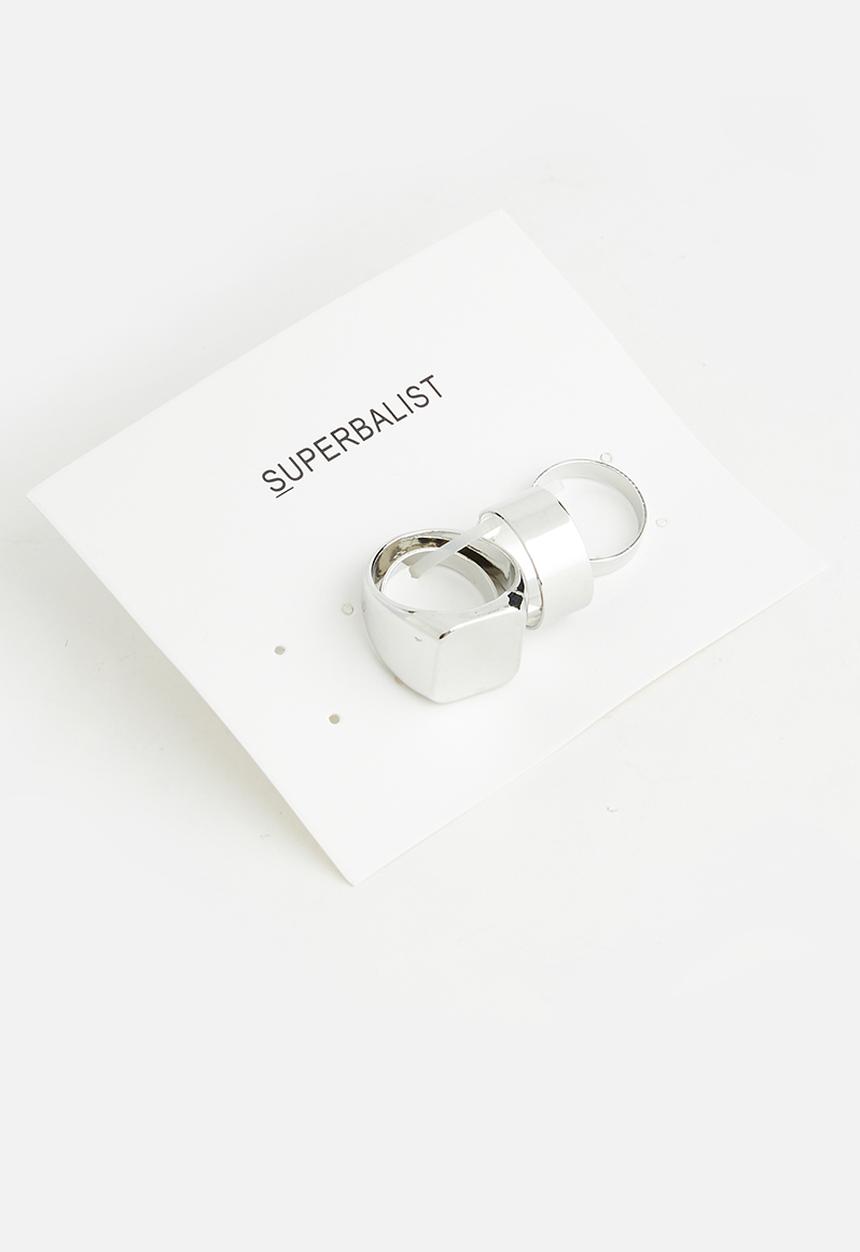Superbalist - Ori ring set - silver