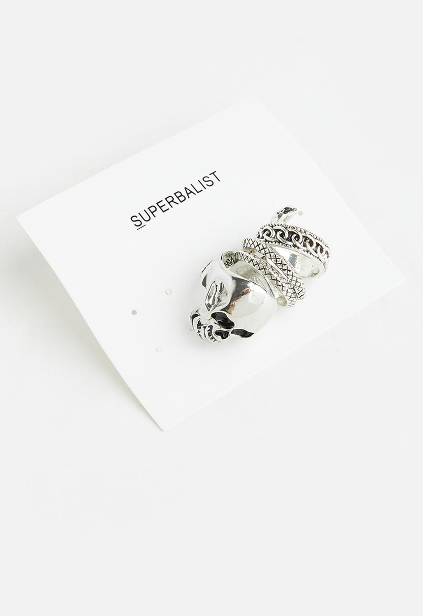Superbalist - Noe ring set - silver