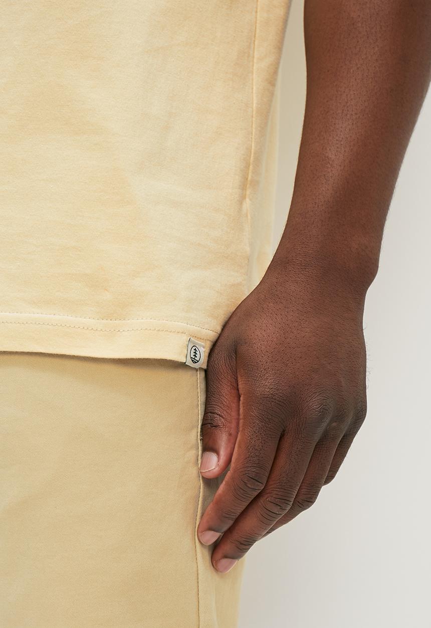 Lark & Crosse - L&c chest logo tee - ecru