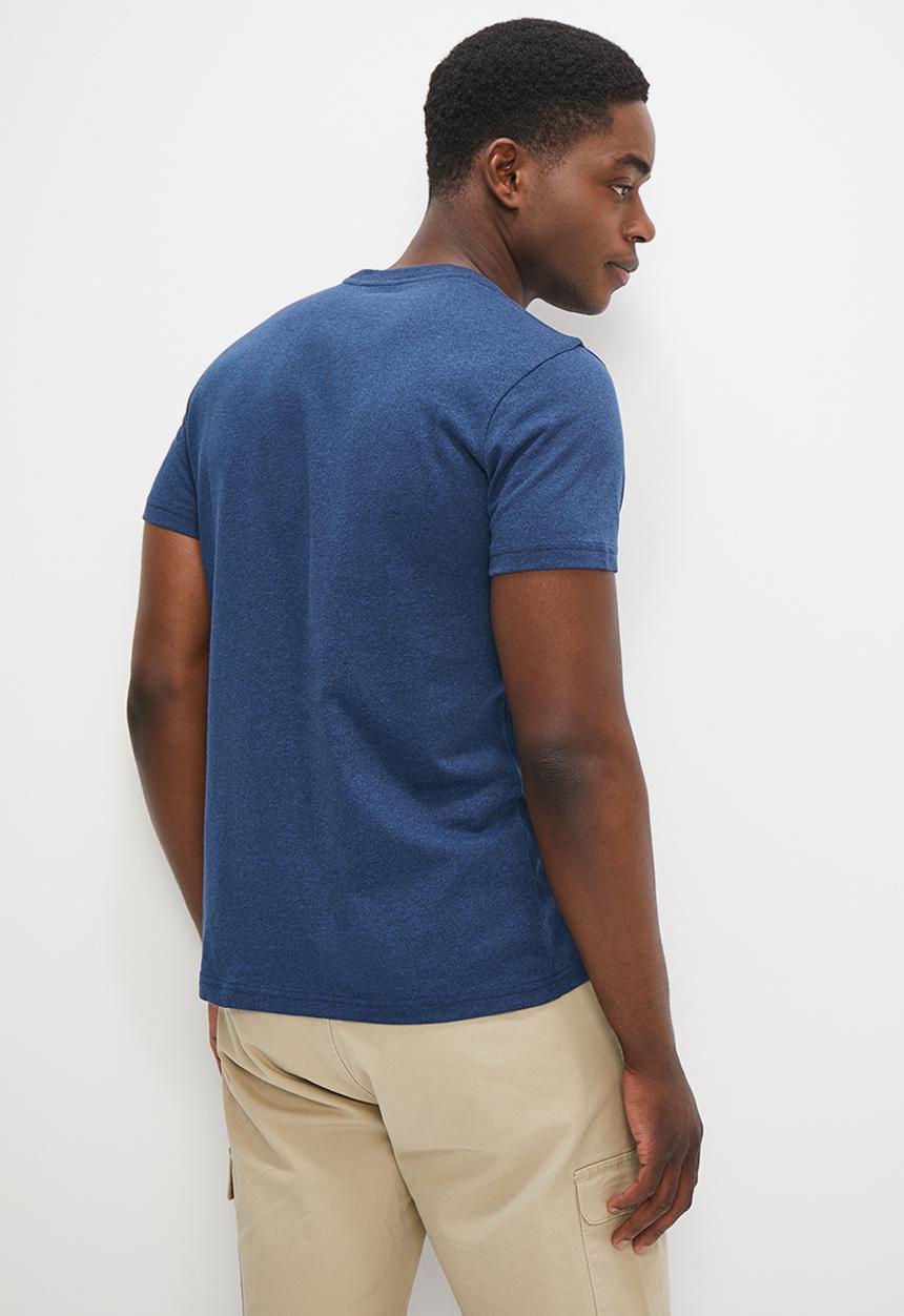 Lark & Crosse - L&c portland mountains tee - navy
