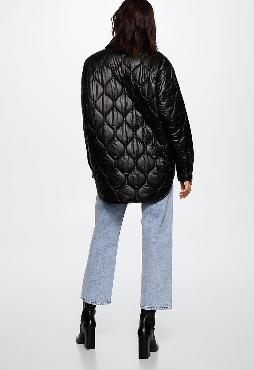 MANGO - Anorak muuu - black