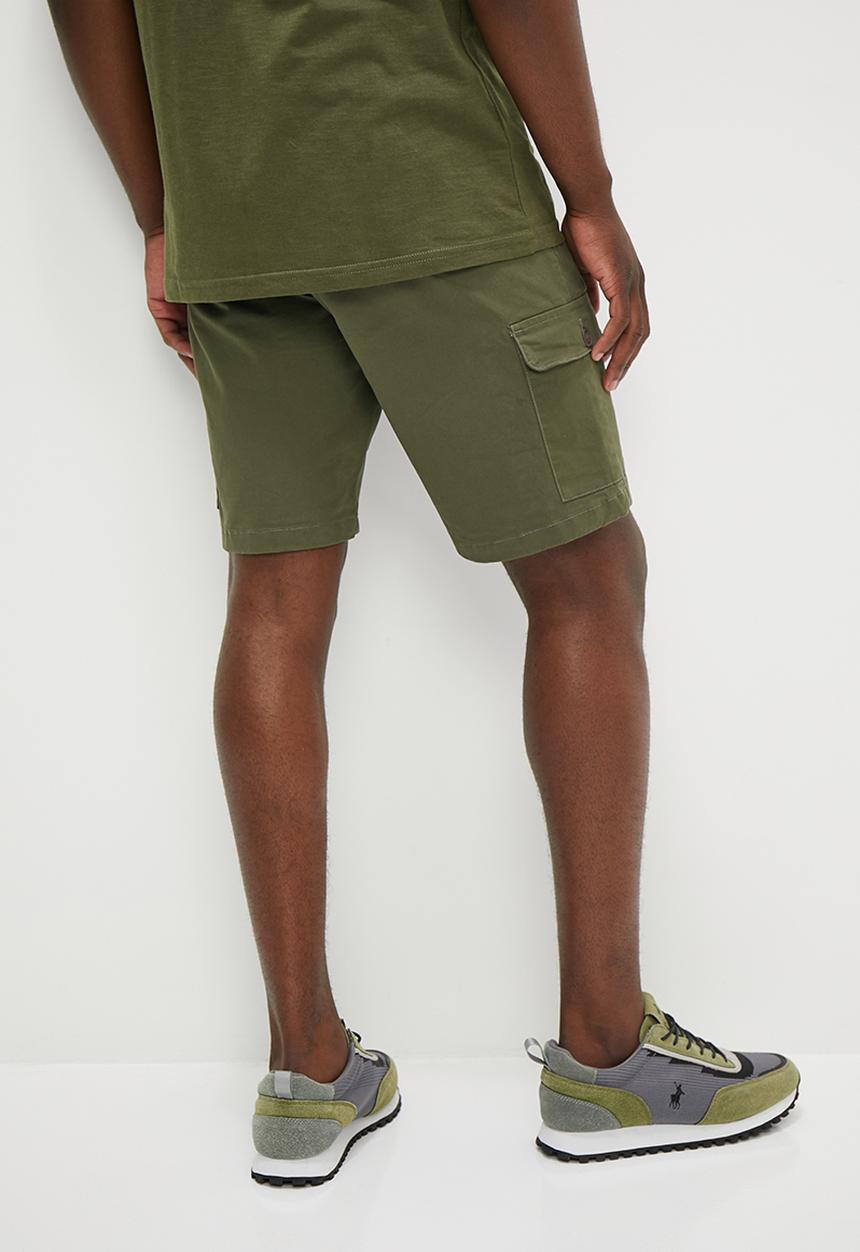 Lark & Crosse - Cargo short - olive