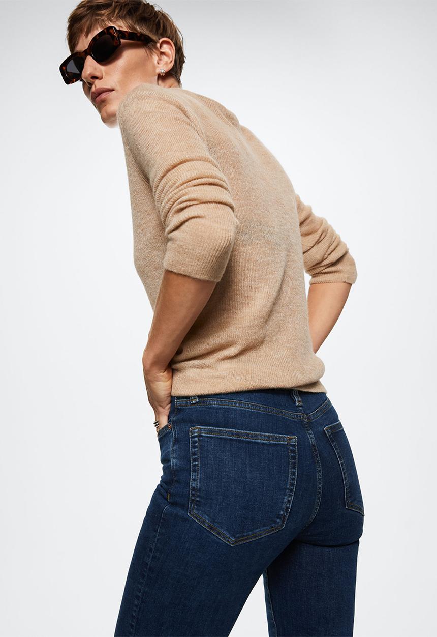 MANGO - Jeans anne - open blue