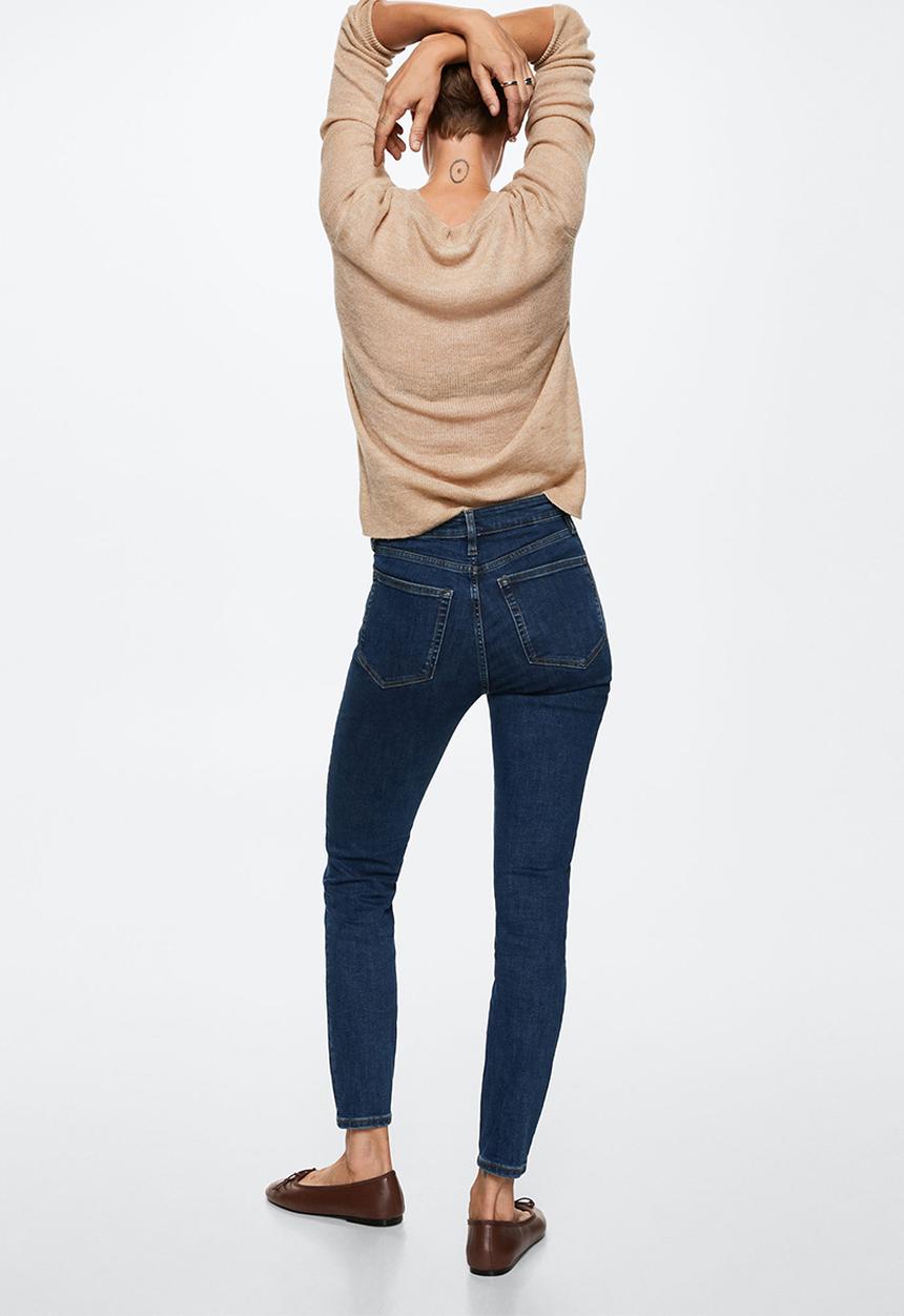 MANGO - Jeans anne - open blue