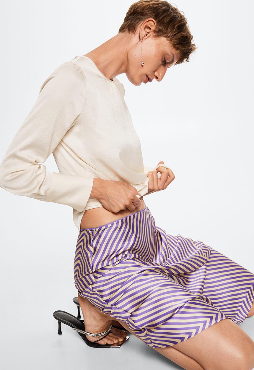 MANGO - Blouse beatriz - natural