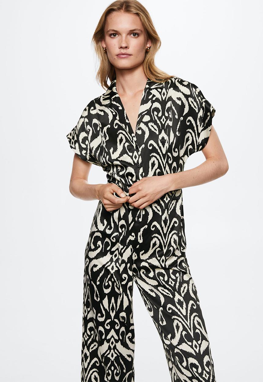 MANGO - One-piece suit ecuador2 - black