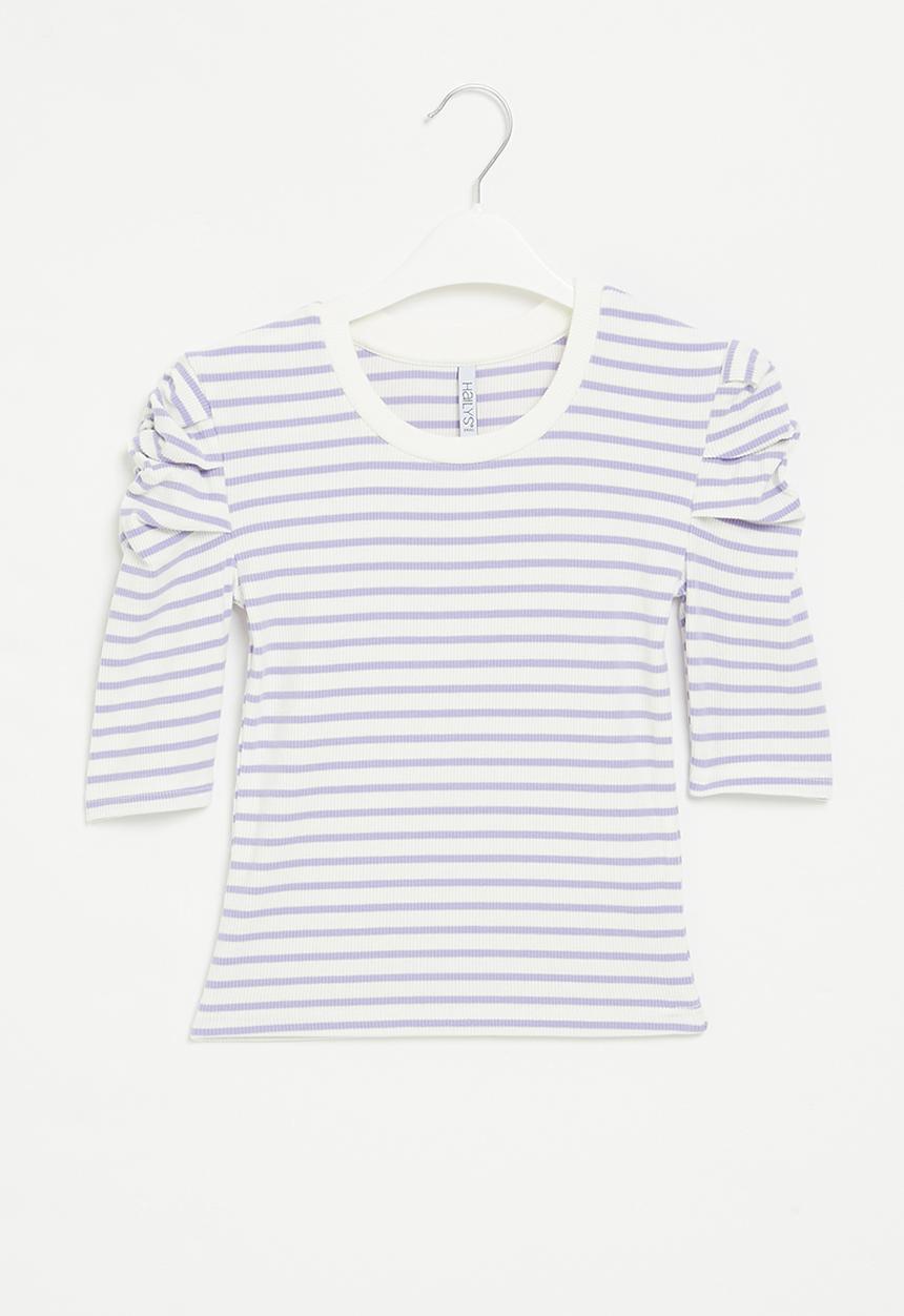 HAILYS - 3/4 v tp lenja - lavender stripe