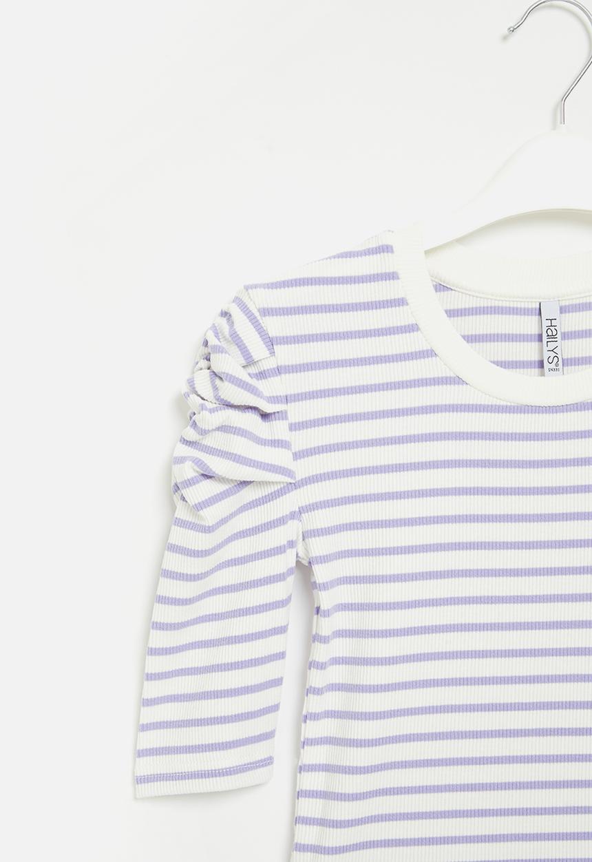 HAILYS - 3/4 v tp lenja - lavender stripe