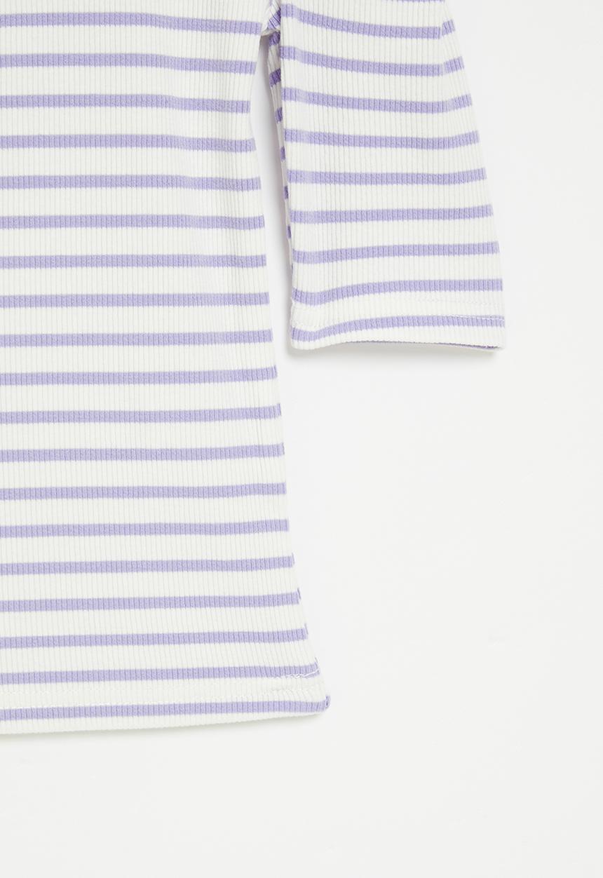 HAILYS - 3/4 v tp lenja - lavender stripe