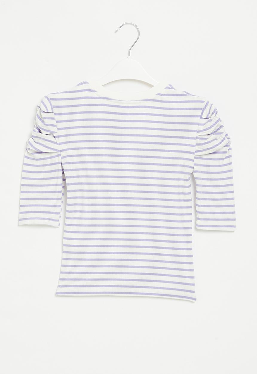 HAILYS - 3/4 v tp lenja - lavender stripe