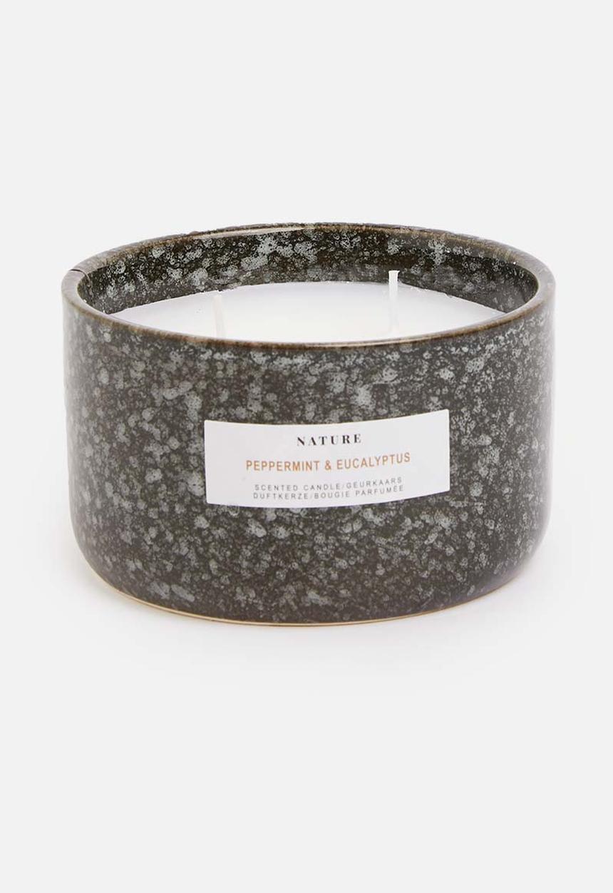 H&S - Scented candle in pot - charcoal