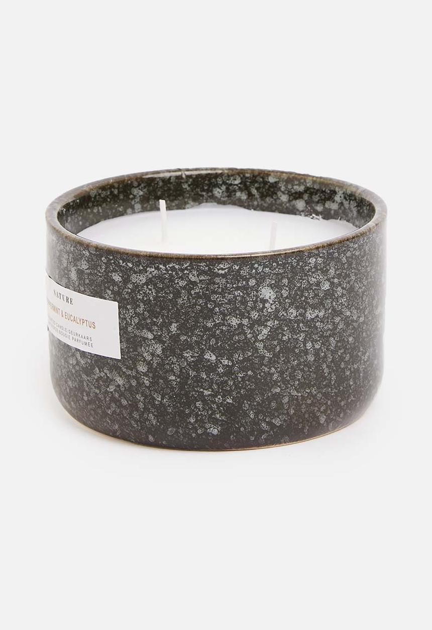 H&S - Scented candle in pot - charcoal