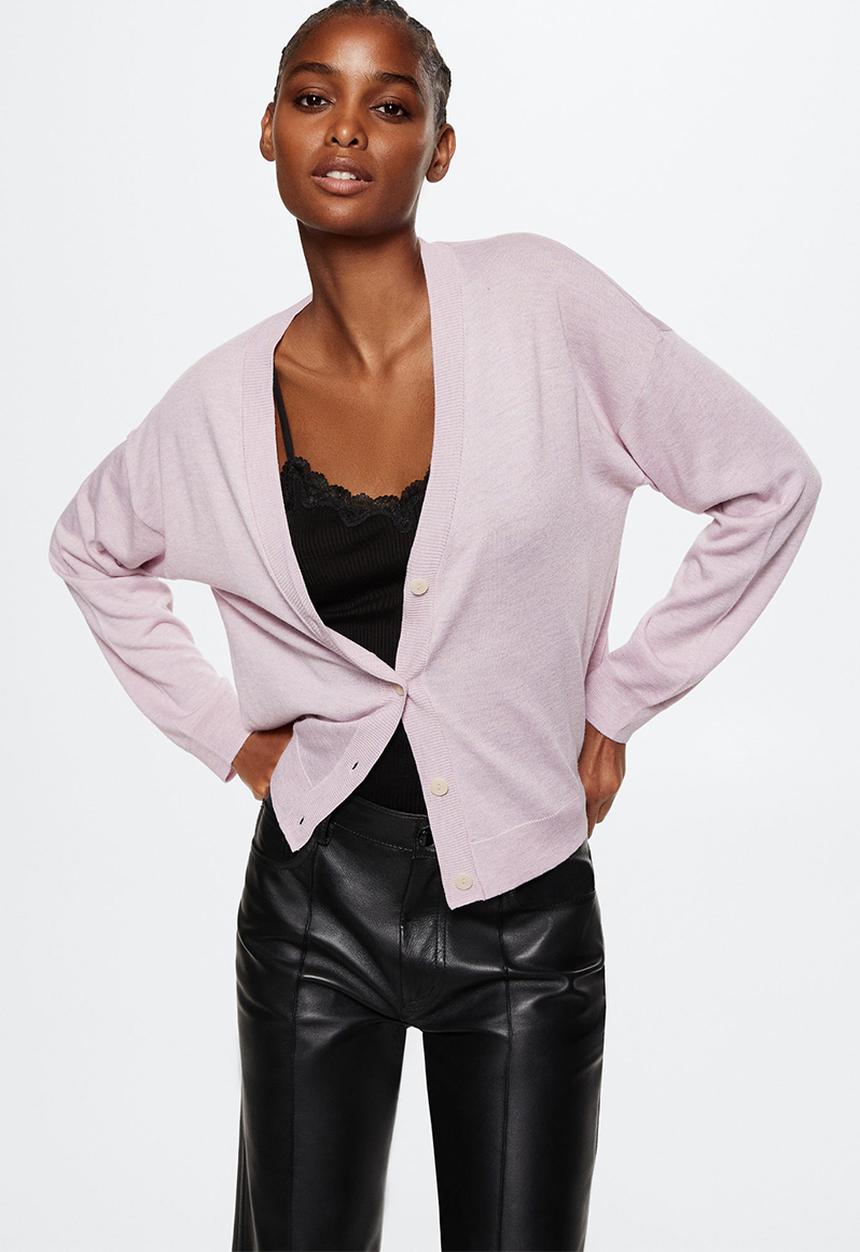 MANGO - Cardigan luca - light pastel purple