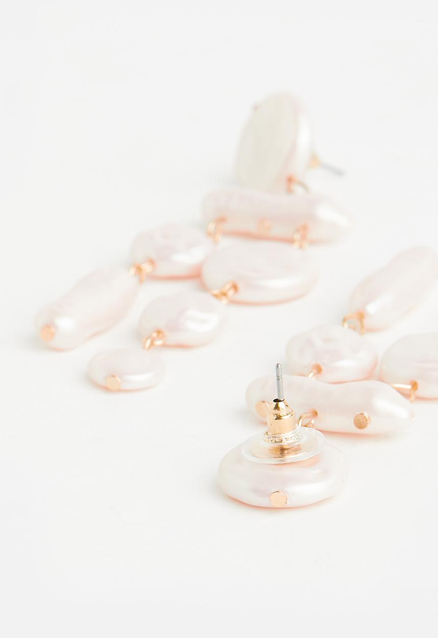 Tessa Design - Georgia statement earrings - pink