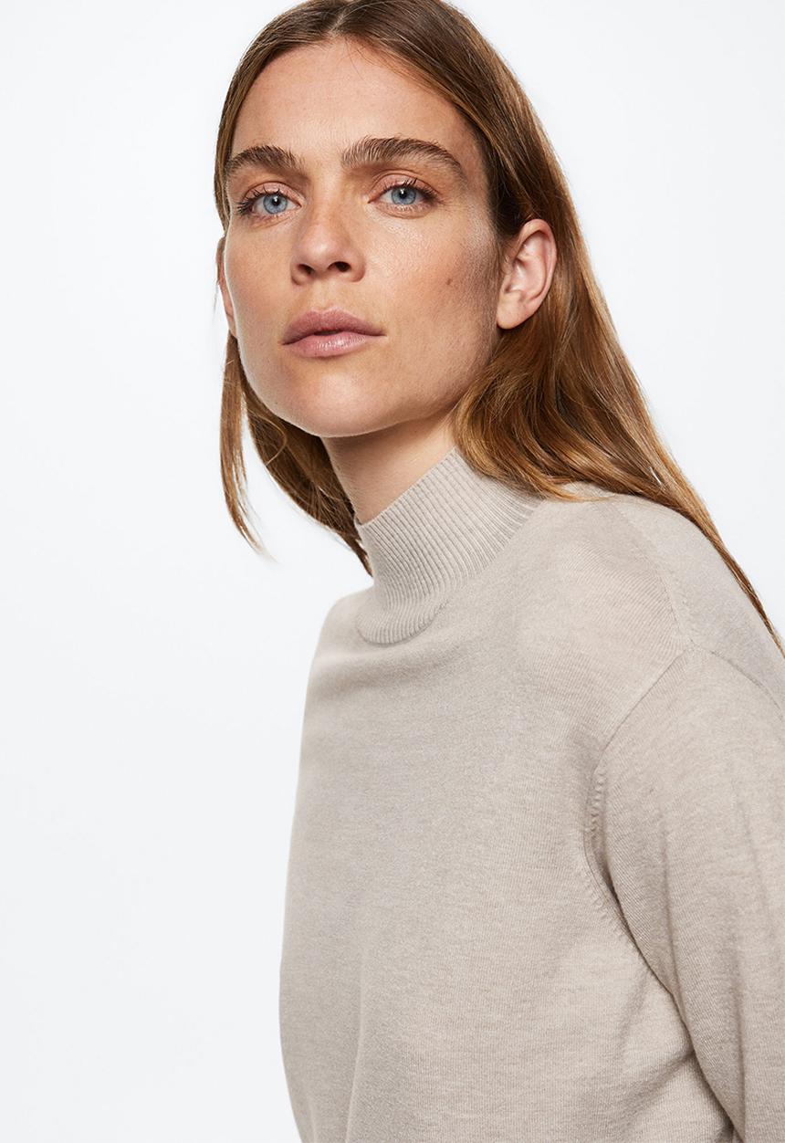 MANGO - Dress vieira - light pastel grey