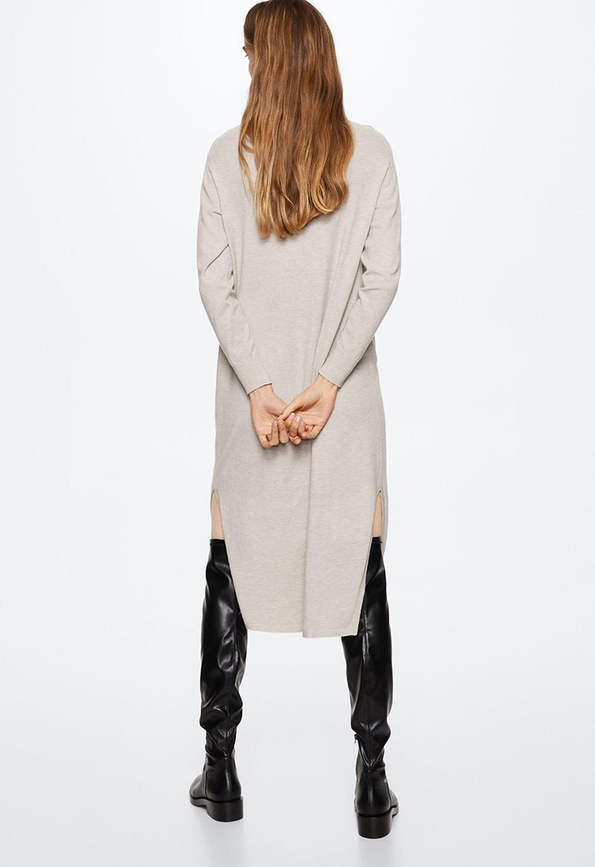 MANGO - Dress vieira - light pastel grey