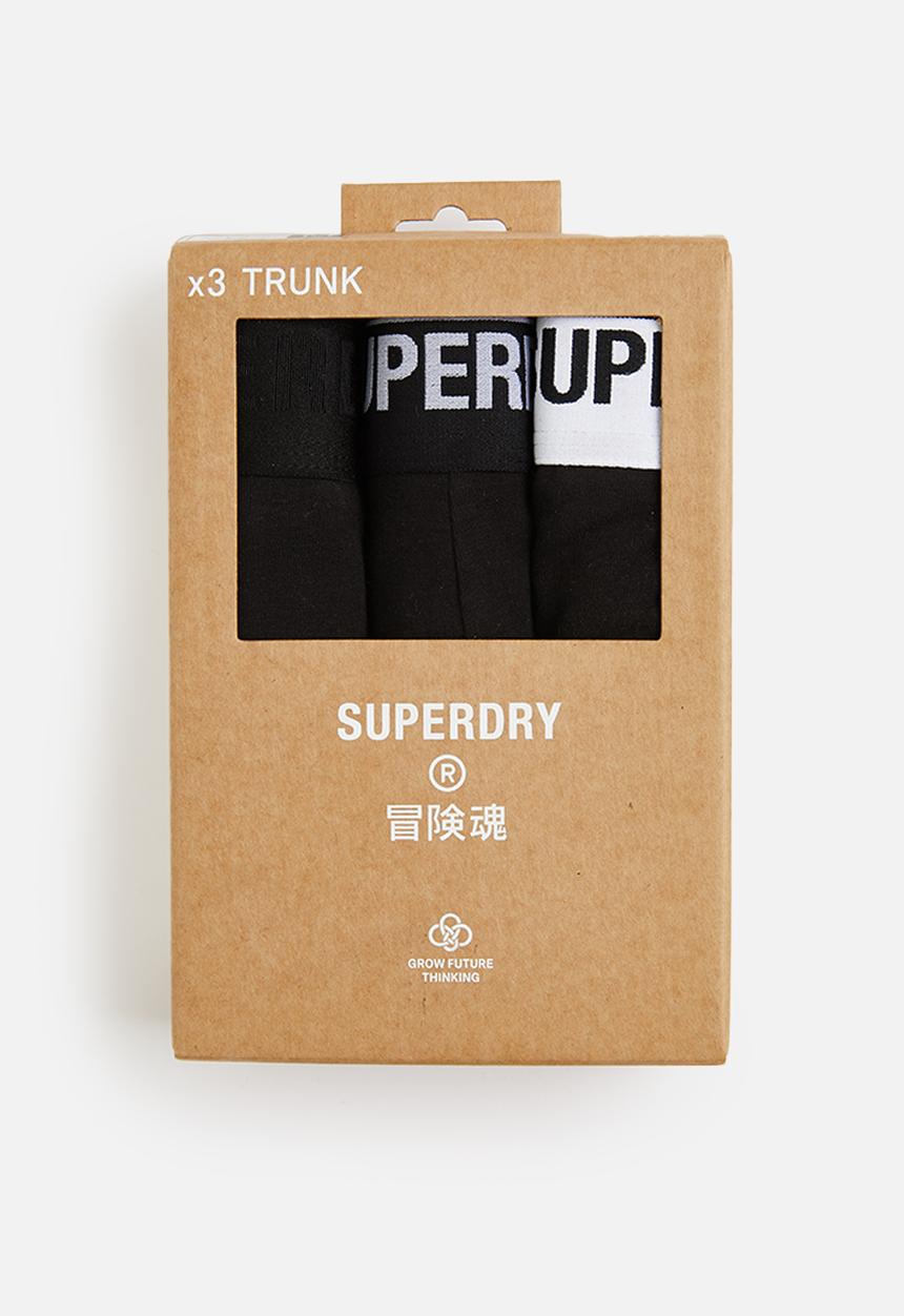 Superdry. - Trunk multi 3 pack - black