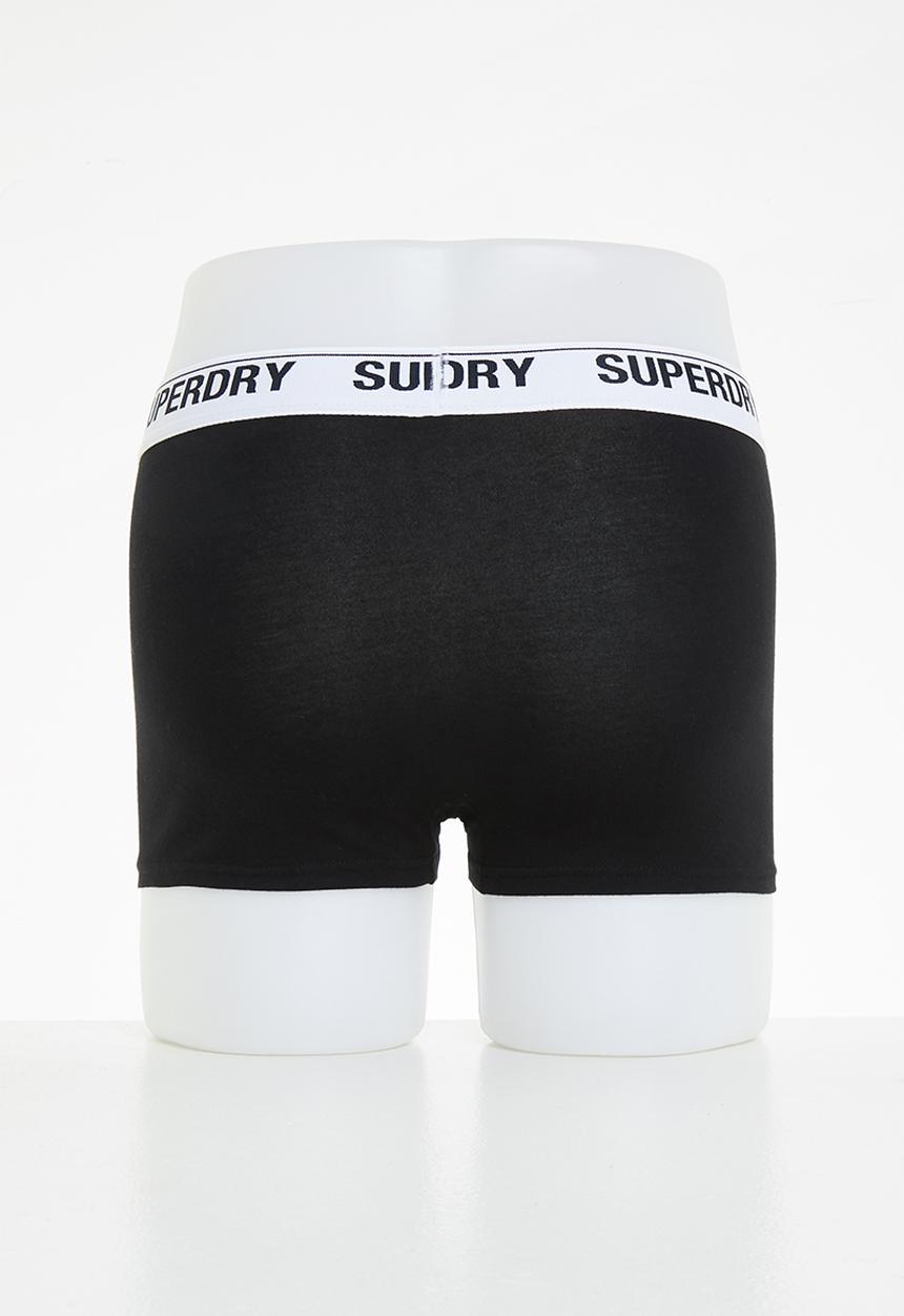 Superdry. - Trunk multi 3 pack - black