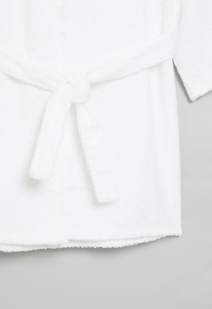 Pop Candy - Baby hooded gown - white