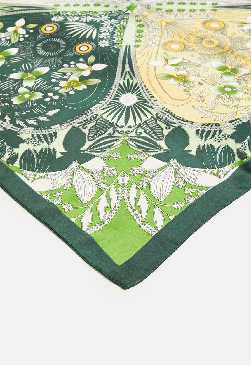 Superbalist - Floral print neckerchief - green