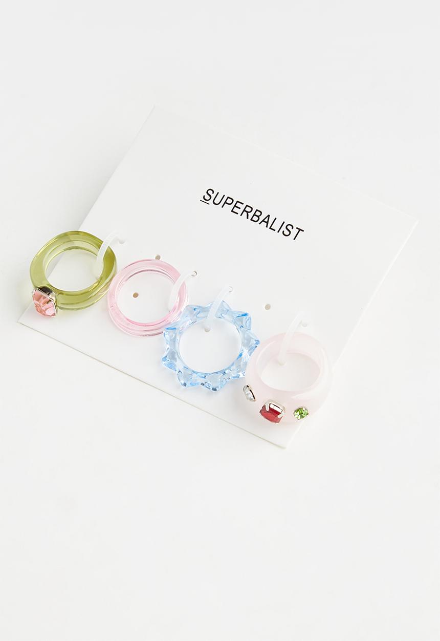 Superbalist - Sabrina ring pack - multi